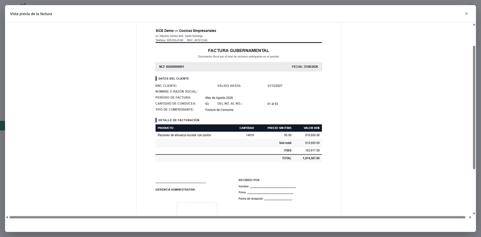 Documentos y cumplimiento fiscal en SICE